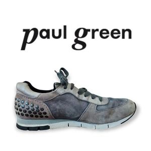 Paul Green Calico Studded Heel Sneakers